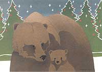 Holiday Cards - Winter Grizzlies