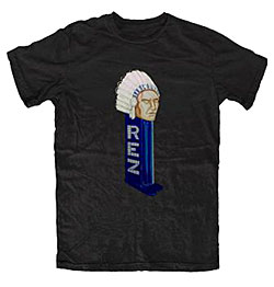 Native Threads T-Shirt - Rez Pez - Black