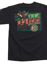 Native Threads T-Shirt - Rebel Soul - Black