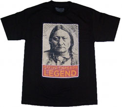 Native Threads T-Shirt - Sitting Bull - Black