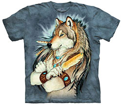 Mountain T-Shirt - Golden Feather