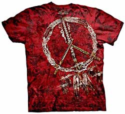 Mountain T-Shirt - Red Pipes
