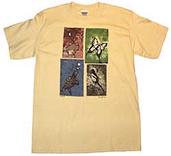 Lakota Designs T-Shirt - Nature's Wonders - Maize