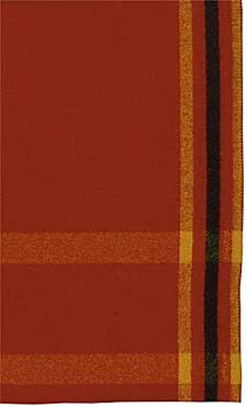 Yellow Stripe 4-Way Blanket - Red