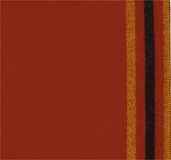 5-Band Wool Broadcloth - Red