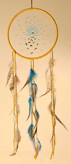 Dream Catcher - Energy Flow - Turquoise Spiral - 7