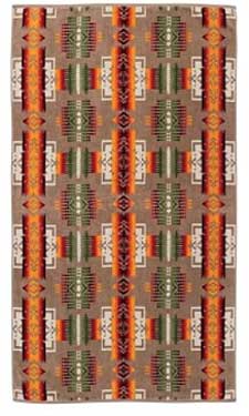 Pendleton Spa Towel - Chief Joseph - Khaki