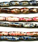 Exotic Bone Hairpipe - Speckled - Assorted Colors