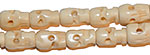 White Bone Skull Beads