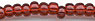 Czech Strung Seed Beads - TR Extra Dark Red