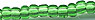 Czech Strung Seed Beads - TR Light Green