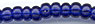 Czech Strung Seed Beads - TR Deep Cobalt Blue