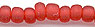 Czech Strung Seed Beads - MT TR Dark Red