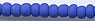 Czech Strung Seed Beads - MT OP Royal Blue