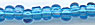Charlottes - True Cut Seed Beads - TR Aqua Blue