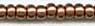 Czech Loose Seed Beads - Metallic Light Copper