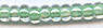 Czech Strung Seed Beads - Color Lined - Crystal / Peridot