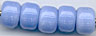 Czech Glass Crow Beads - OP Periwinkle Blue