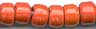 India Glass Crow Beads  - OP Red