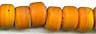 India Glass Crow Beads - Matte Orange