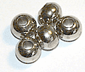 French Brass Beads - Nickel