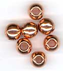 French Hollow Beads - Copper