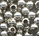 Silver Plated Solid Brass Beads