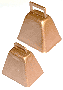 Cowbells / Souvenir Bells - Copper Color