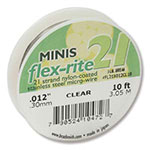 Flex-Rite Stainless Steel Bead Wire - 21 Strand - Clear