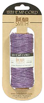 Hemp Cord - 50 Gram Spool - Purple