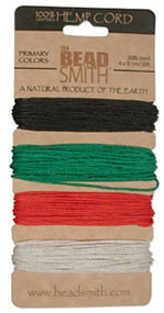 Hemp Cord Assortment - Primary Colors