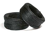 Waxed Linen Thread - 10 YD Bobbin - Black