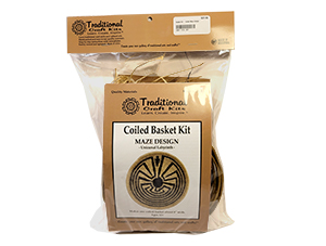 Coiled Basket Kit - Maze Design