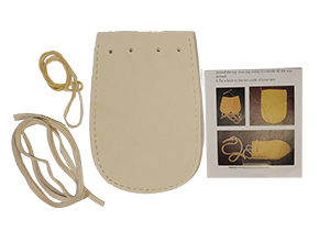 Medicine Bag Kit - Deer Leather - White