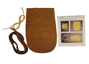 Medicine Bag Kit - Deer Leather - Earth Colors