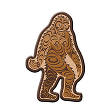 Native NW Patch - Large - Sasquatch