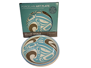 Northwest Art Plate - Killer Whale