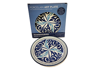 Northwest Art Plate - Hummingbird