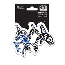 Northwest Decal - Orca Family
