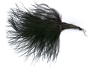 Turkey Feathers - Strung Fluffs - Black