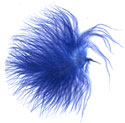 Turkey Feathers - Strung Fluffs - Royal Blue