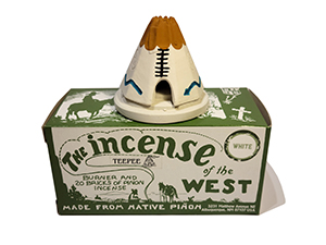 Incense of the West Burner - White Teepee