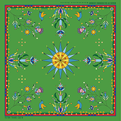 Cole Redhorse Bandana / Scarf - Green
