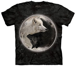 Mountain T-Shirt - Yin Yang Wolves