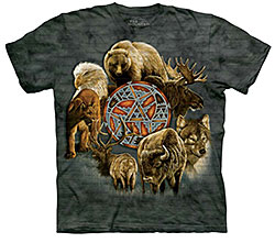 Mountain T-Shirt - Animal Spirit Circle