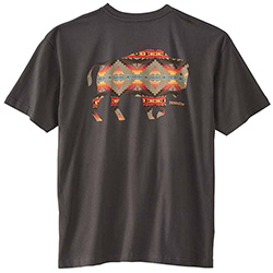 Pendleton T-Shirt - Sierra Ridge Bison - Vintage Black