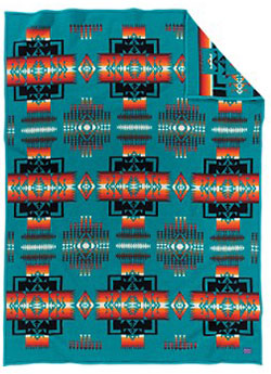 Pendleton Child's Blanket - Chief Joseph Muchacho - Turquoise