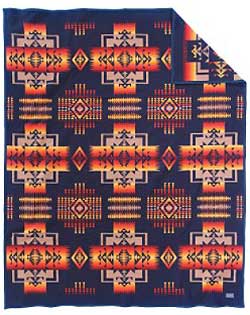 Pendleton Blanket - Chief Joseph - Indigo