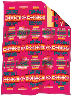 Pendleton Child's Blanket - Chief Joseph Muchacho - Cherry