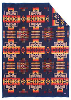 Pendleton Child's Blanket - Chief Joseph Muchacho - Indigo